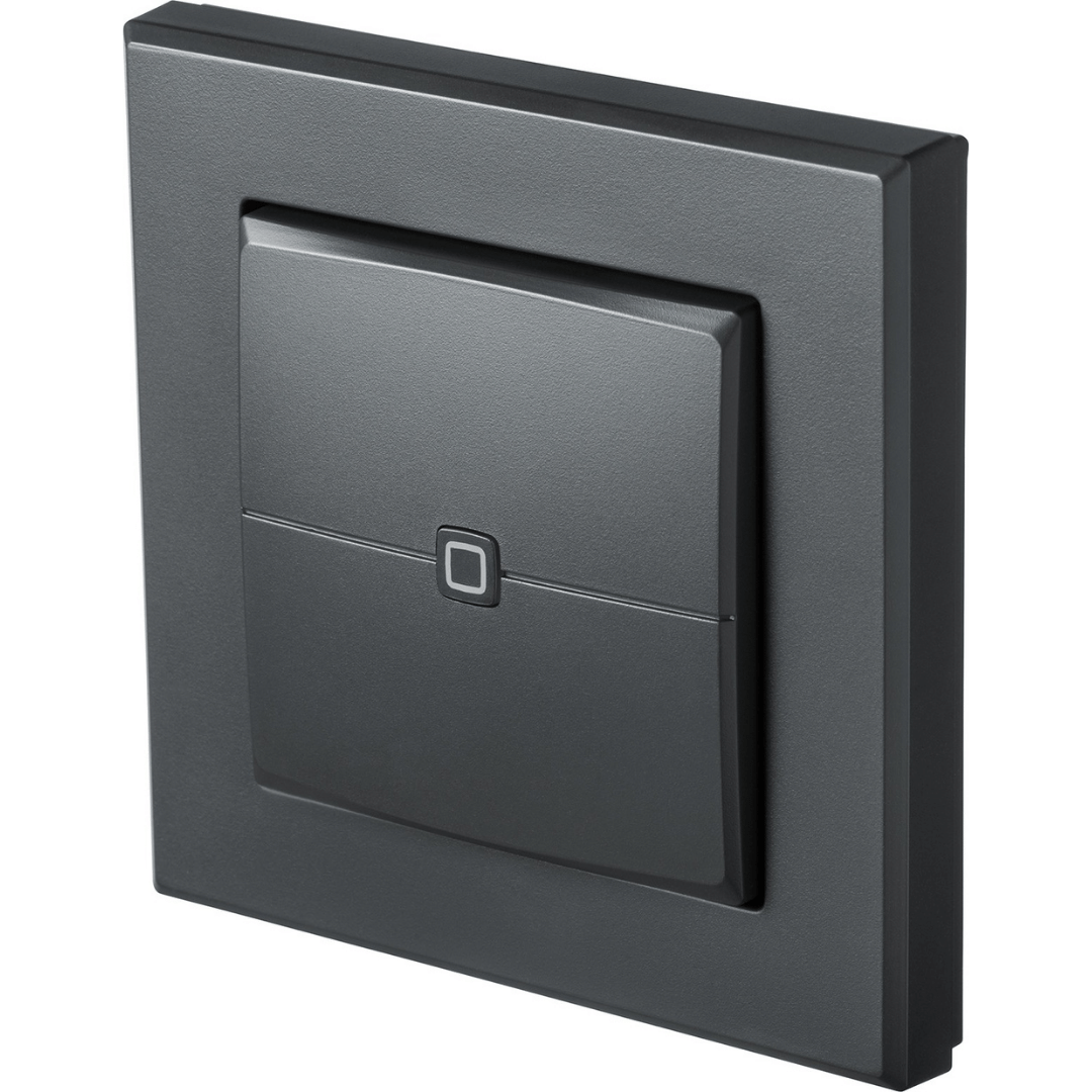 Homematic IP Wandtaster 2-fach anthrazit HmIP-WRC2-A