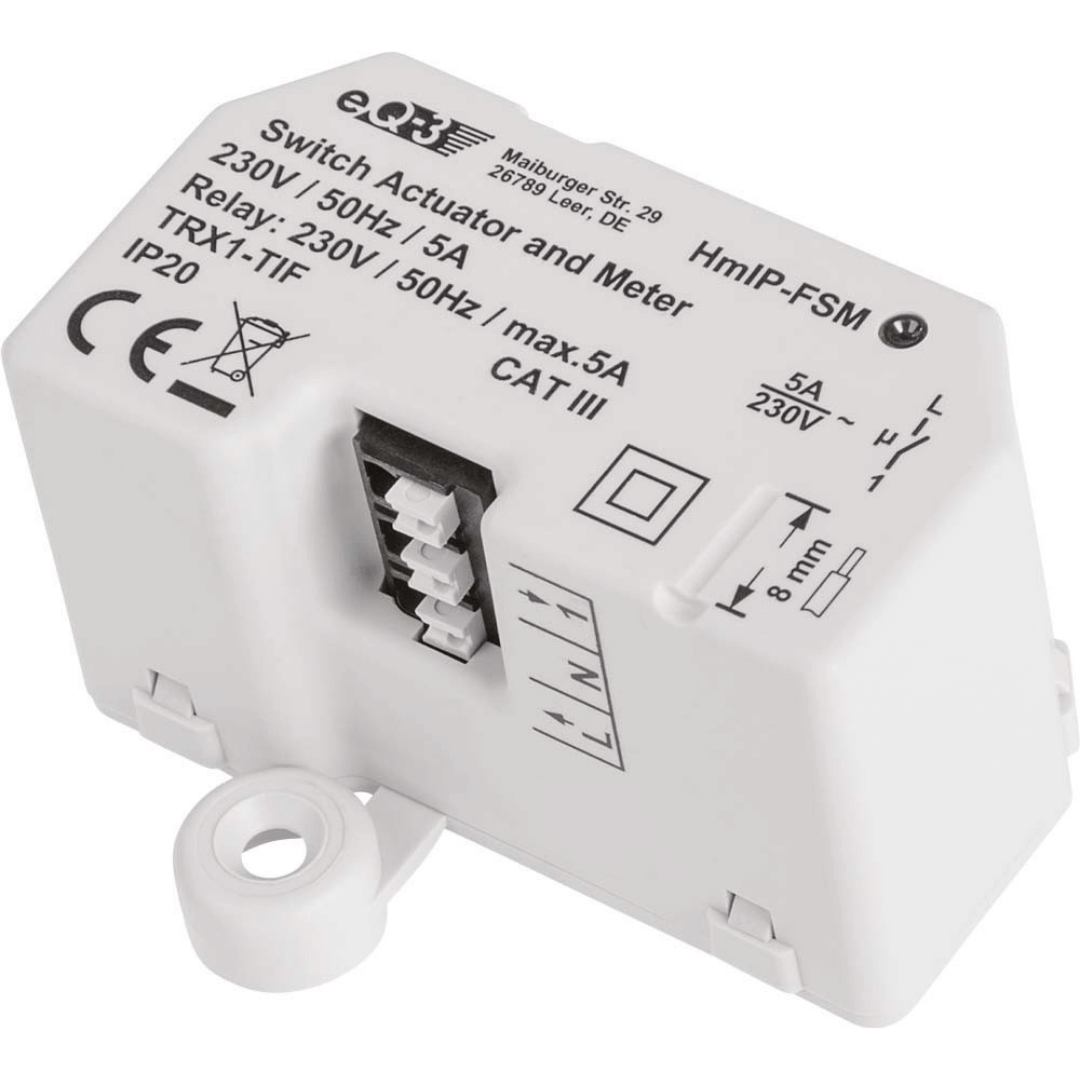 Homematic IP Schalt-Mess-Aktor Unterputz HmIP-FSM