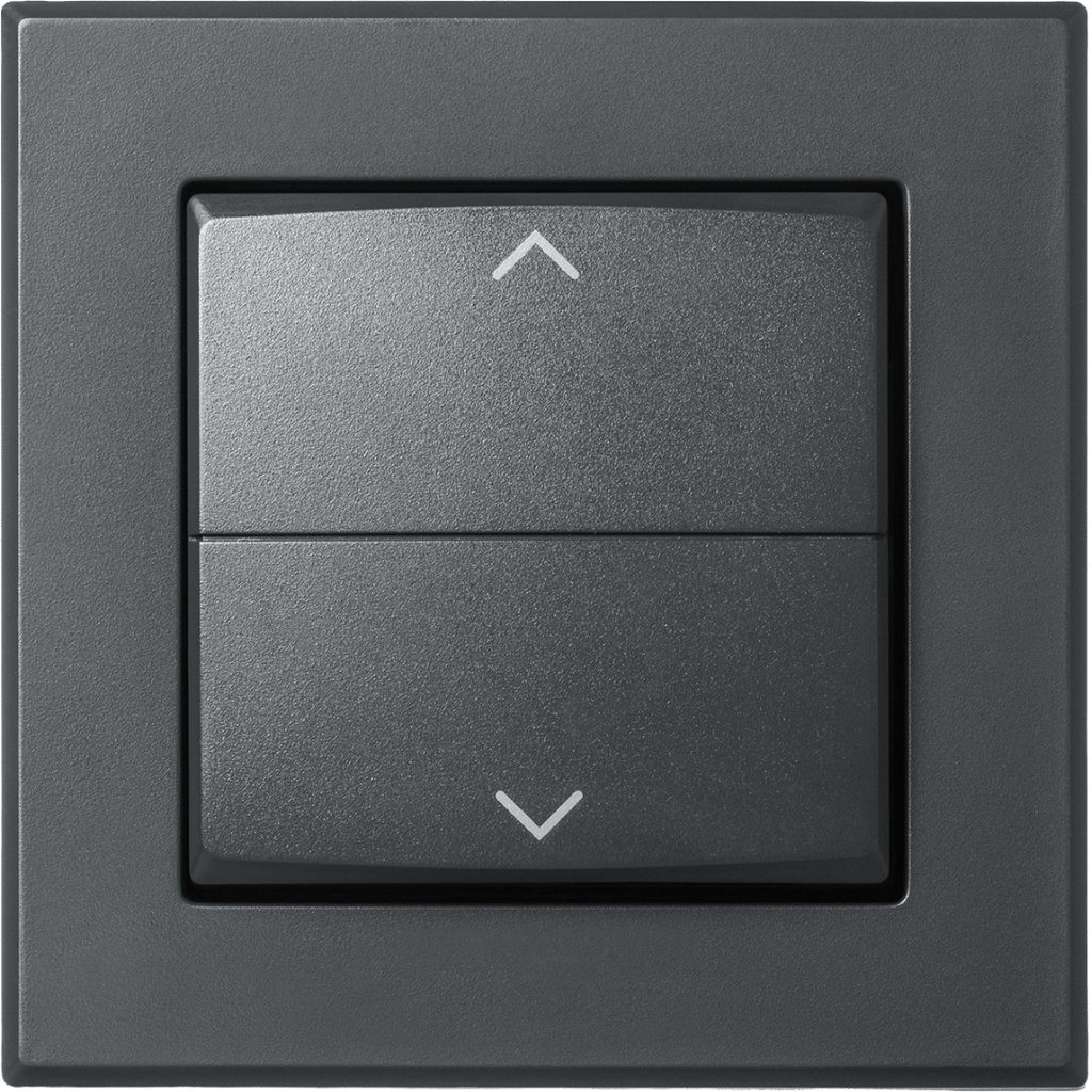 Homematic IP Tasterwippe Markenschalter m. Pfeilen,anthrazit HmIP-BRA-A