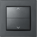 Homematic IP Tasterwippe Markenschalter m. Pfeilen,anthrazit HmIP-BRA-A
