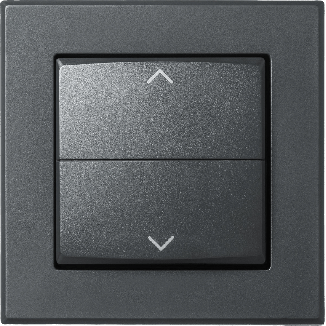 Homematic IP Tasterwippe Markenschalter m. Pfeilen,anthrazit HmIP-BRA-A