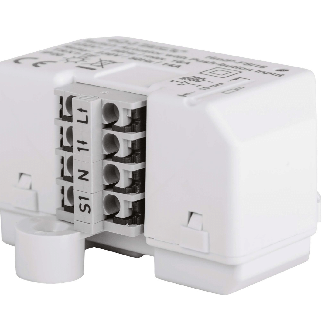 Homematic IP Schaltaktor mit Tastereingang (16 A) – Unterputz HmIP-FSI16