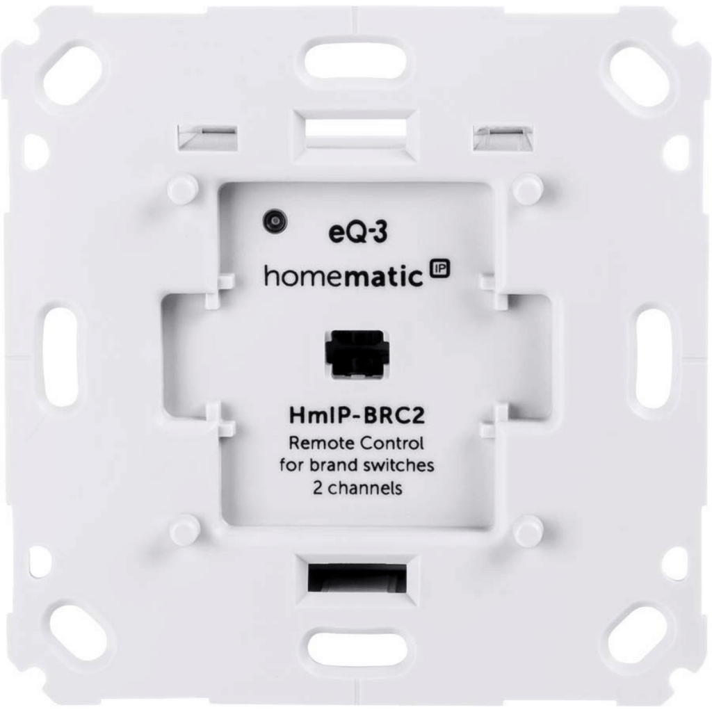 Homematic IP Wired Wandtaster für Markenschalter – 2-fach HmIP-BRC2
