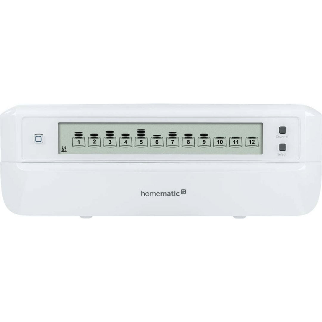 Homematic IP Wired Fußbodenheizungcontroller – 12-Kanäle, motorisch HmIPW-FALMOT-C12