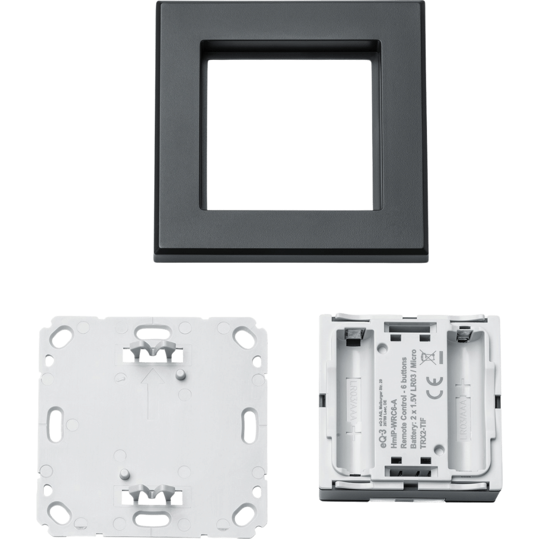 Homematic IP HmIP Wandtaster - 6-fach anthrazit HmIP-WRC6-A