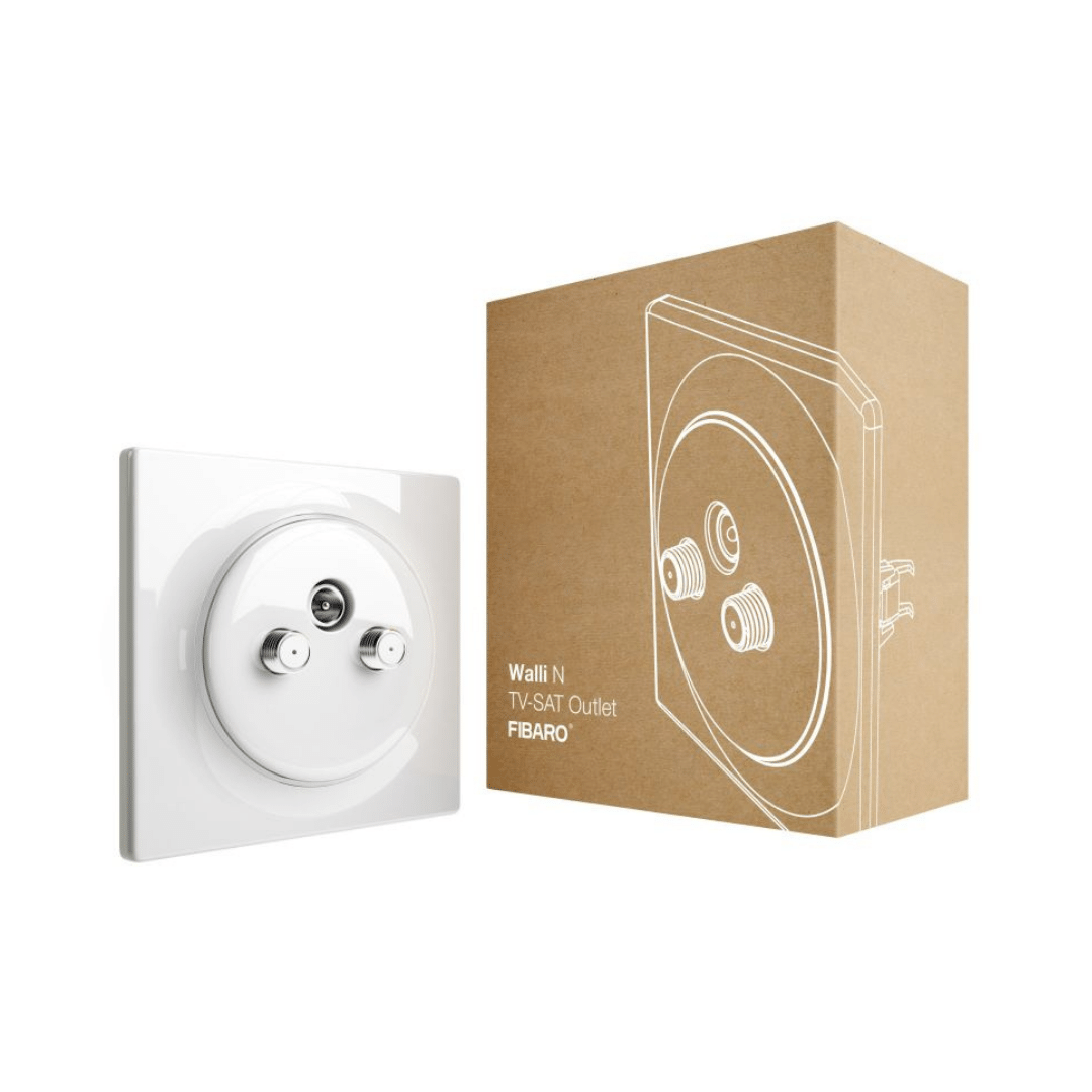 Fibaro Walii N TV-SAT Outlet Weiß