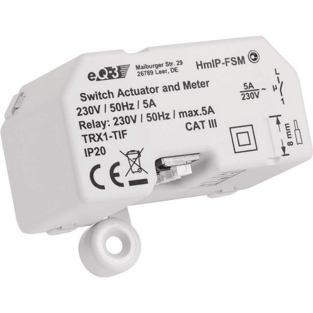 Homematic IP Schalt-Mess-Aktor Unterputz HmIP-FSM