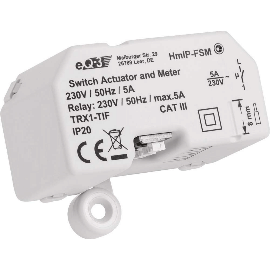 Homematic IP Schalt-Mess-Aktor Unterputz HmIP-FSM