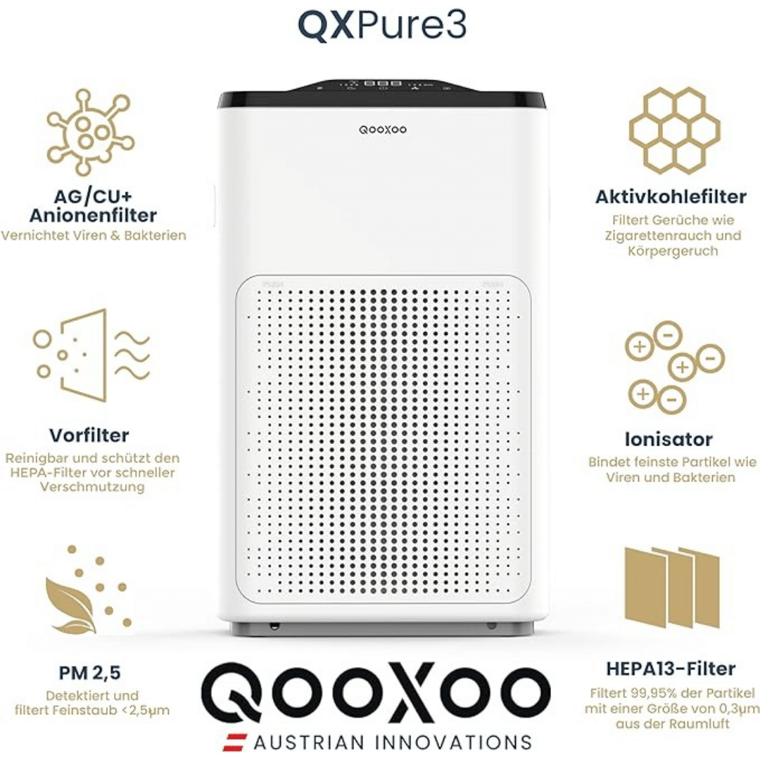 QooXoo QX Pure3-Luftreiniger