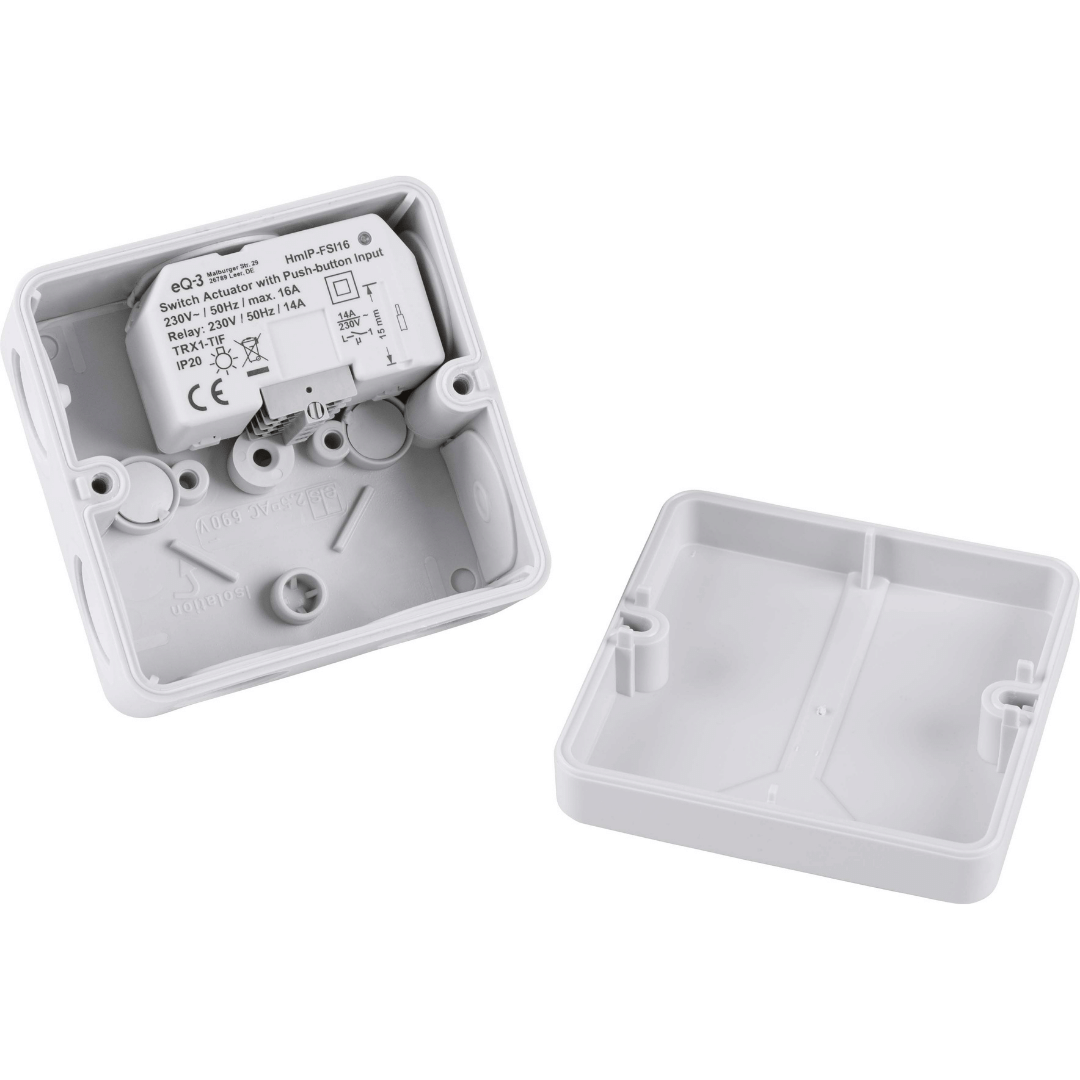 Homematic IP Schaltaktor mit Tastereingang (16 A) – Unterputz HmIP-FSI16