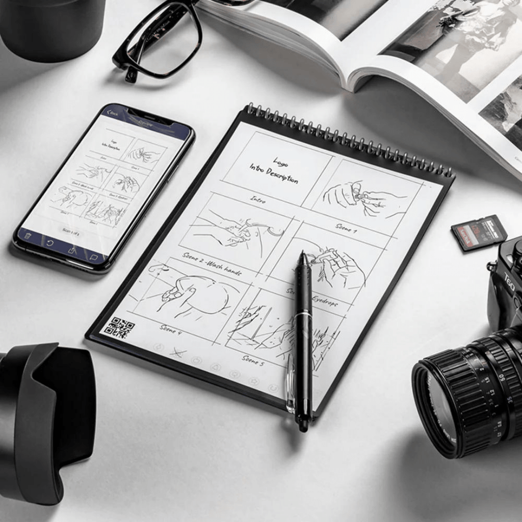Rocketbook Flip Brief Schwarz