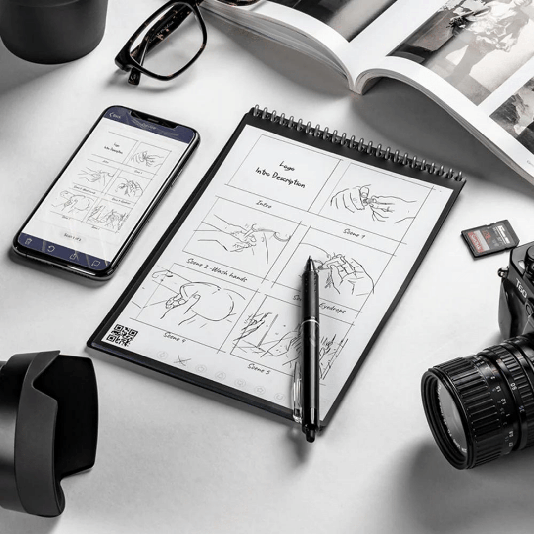 Rocketbook Flip Brief Schwarz