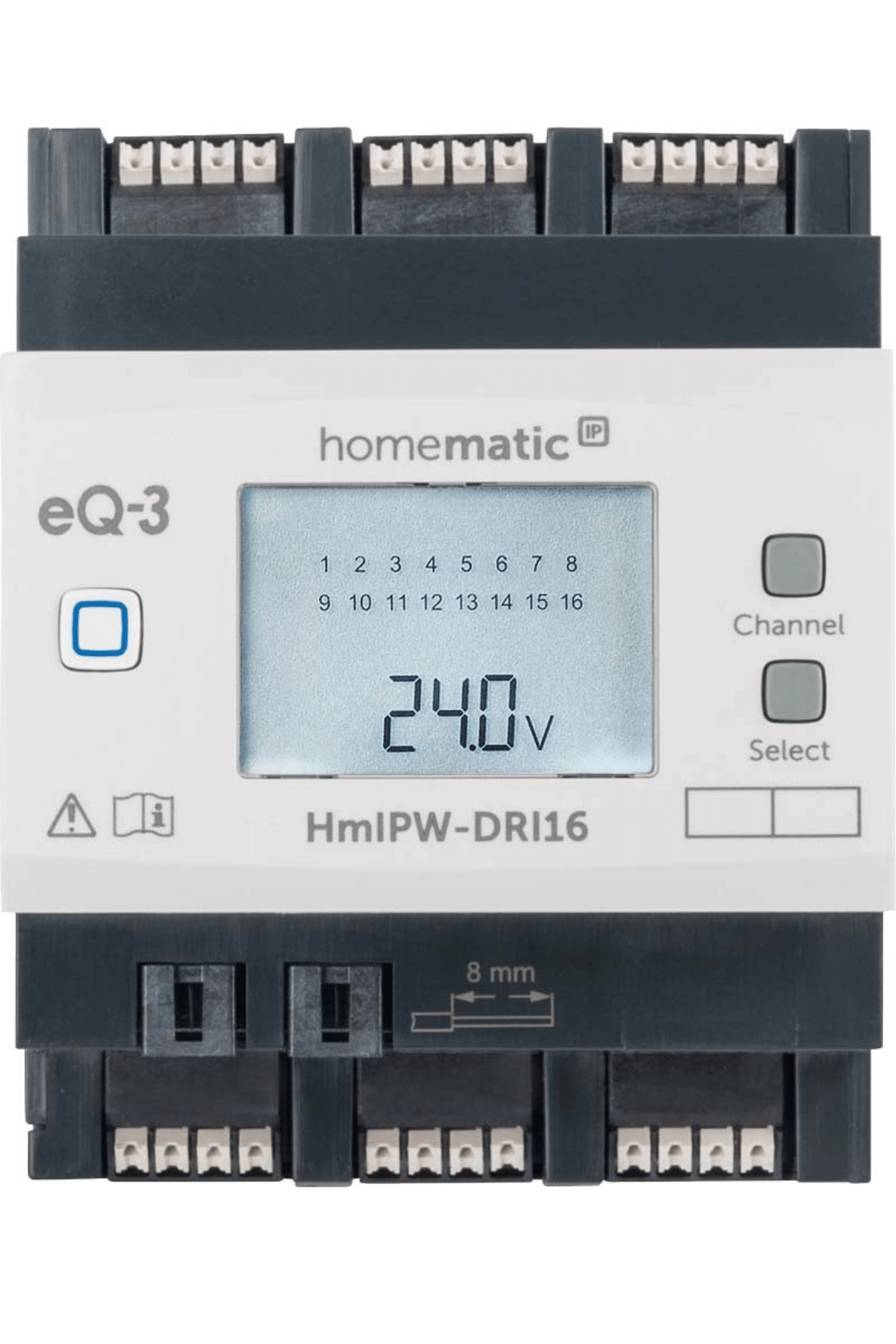 Homematic IP Wired Eingangsmodul – 32-fach - 16-fach HmIPW-DRI16