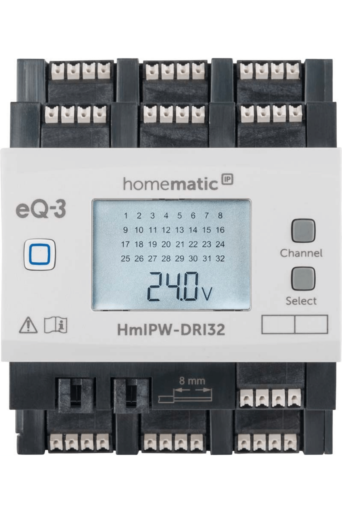 Homematic IP Wired Eingangsmodul – 32-fach - 32-fach HmIPW-DRI32