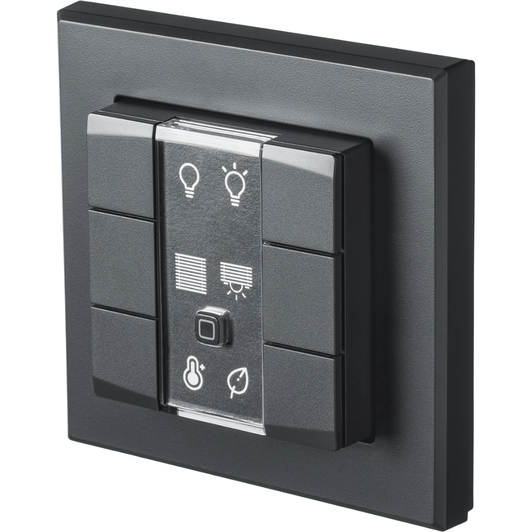 Homematic IP HmIP Wandtaster - 6-fach anthrazit HmIP-WRC6-A