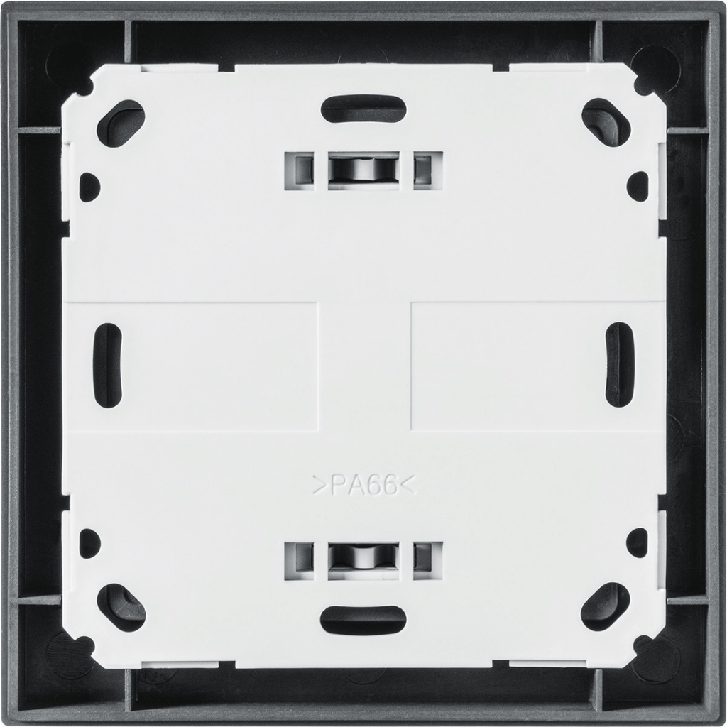 Homematic IP Wandtaster 2-fach anthrazit HmIP-WRC2-A