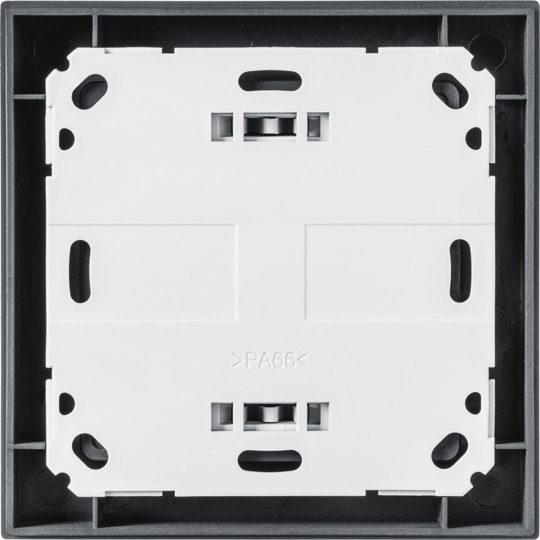 Homematic IP Wandtaster 2-fach anthrazit HmIP-WRC2-A