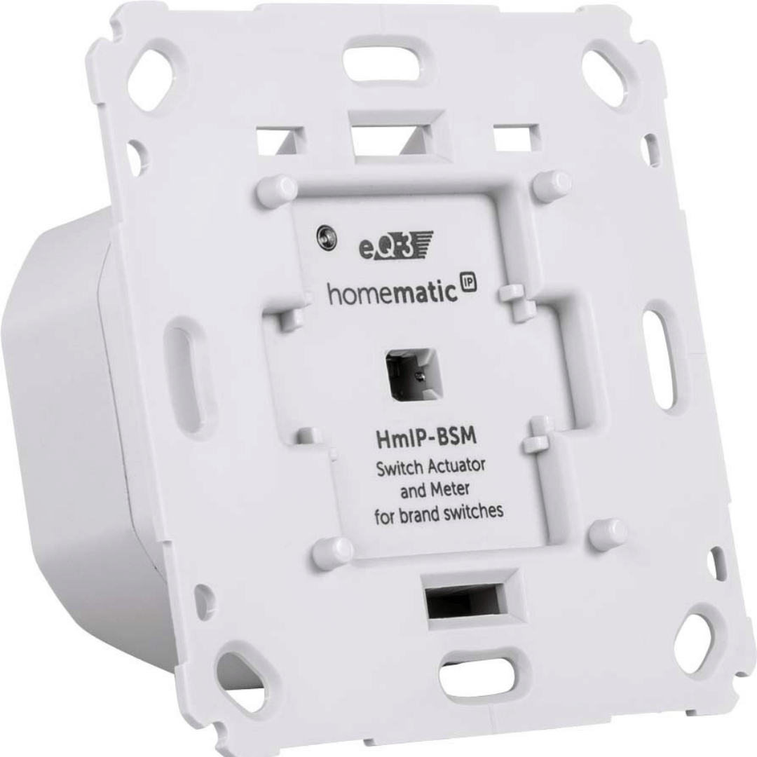 Homematic IP Schalt-Mess-Aktor für Markenschalter HmIP-BSM