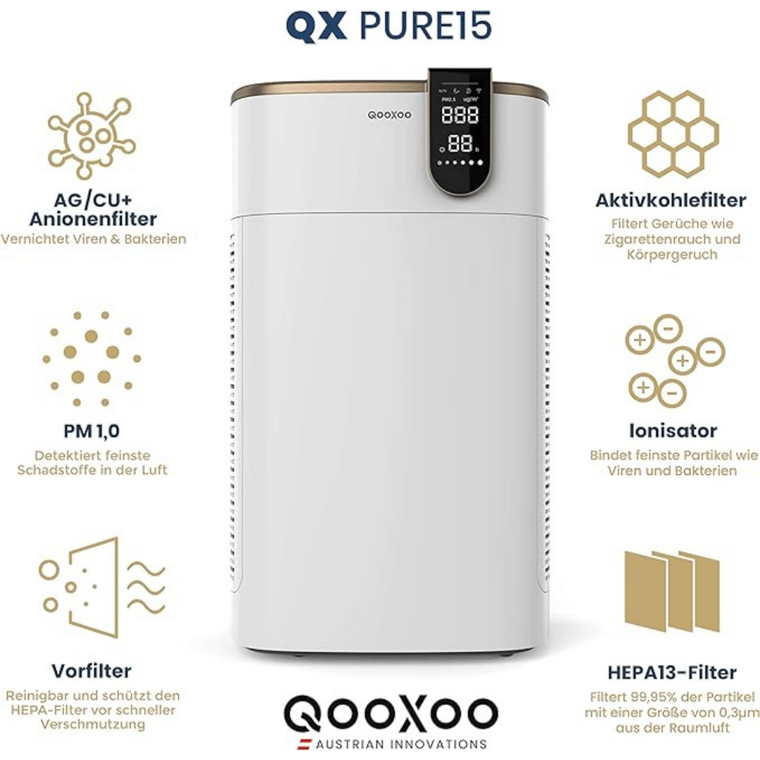 QooXoo QX Pure15-Luftreiniger