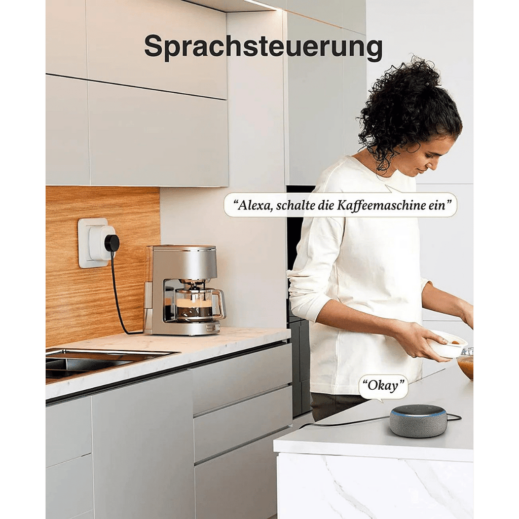 Gosund Smart Wi-Fi Plug,16A WLAN Steckdose mit 2x USB 2 Stück
