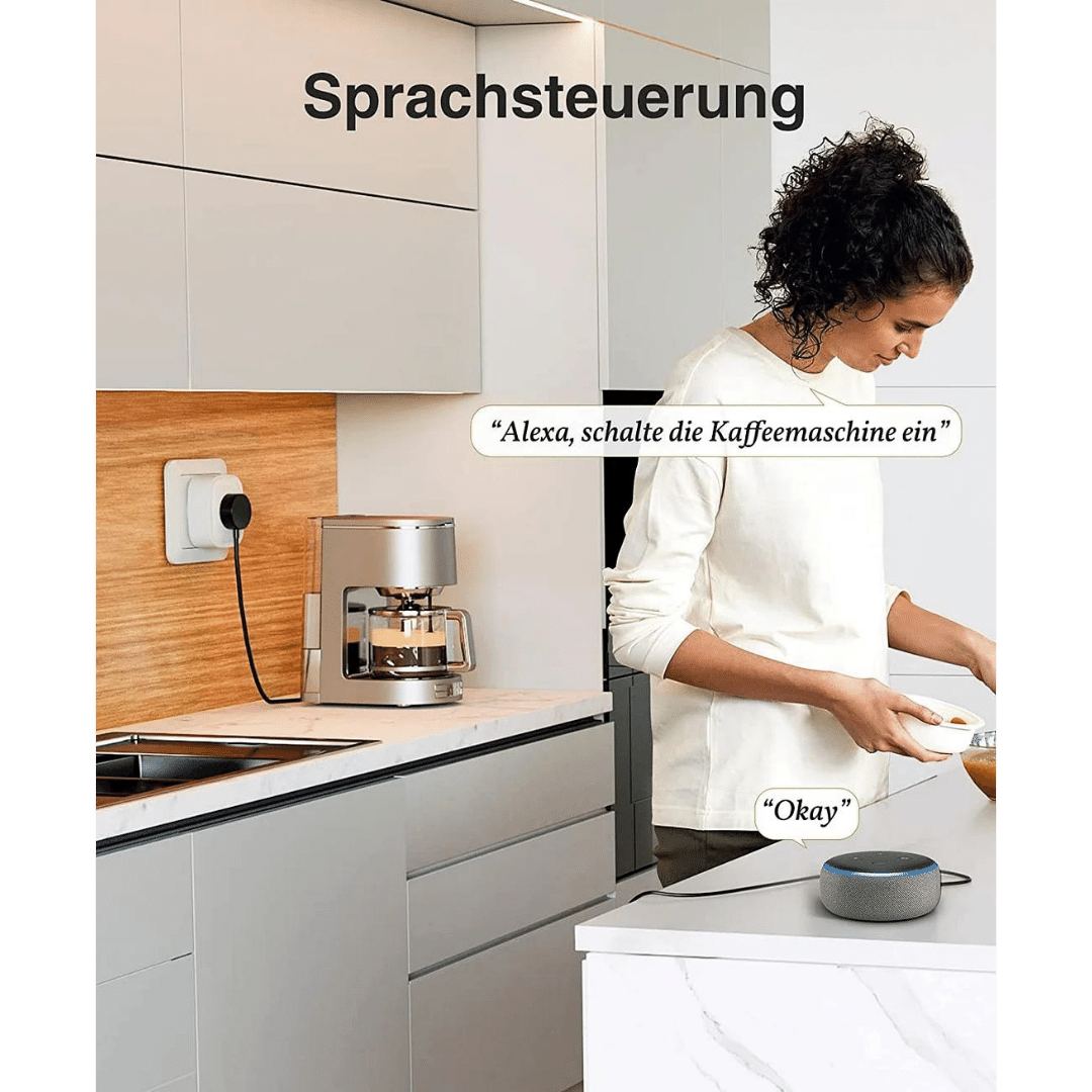 Gosund Smart Wi-Fi Plug,16A WLAN Steckdose mit 2x USB 2 Stück
