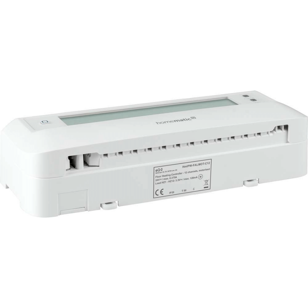 Homematic IP Wired Fußbodenheizungcontroller – 12-Kanäle, motorisch HmIPW-FALMOT-C12