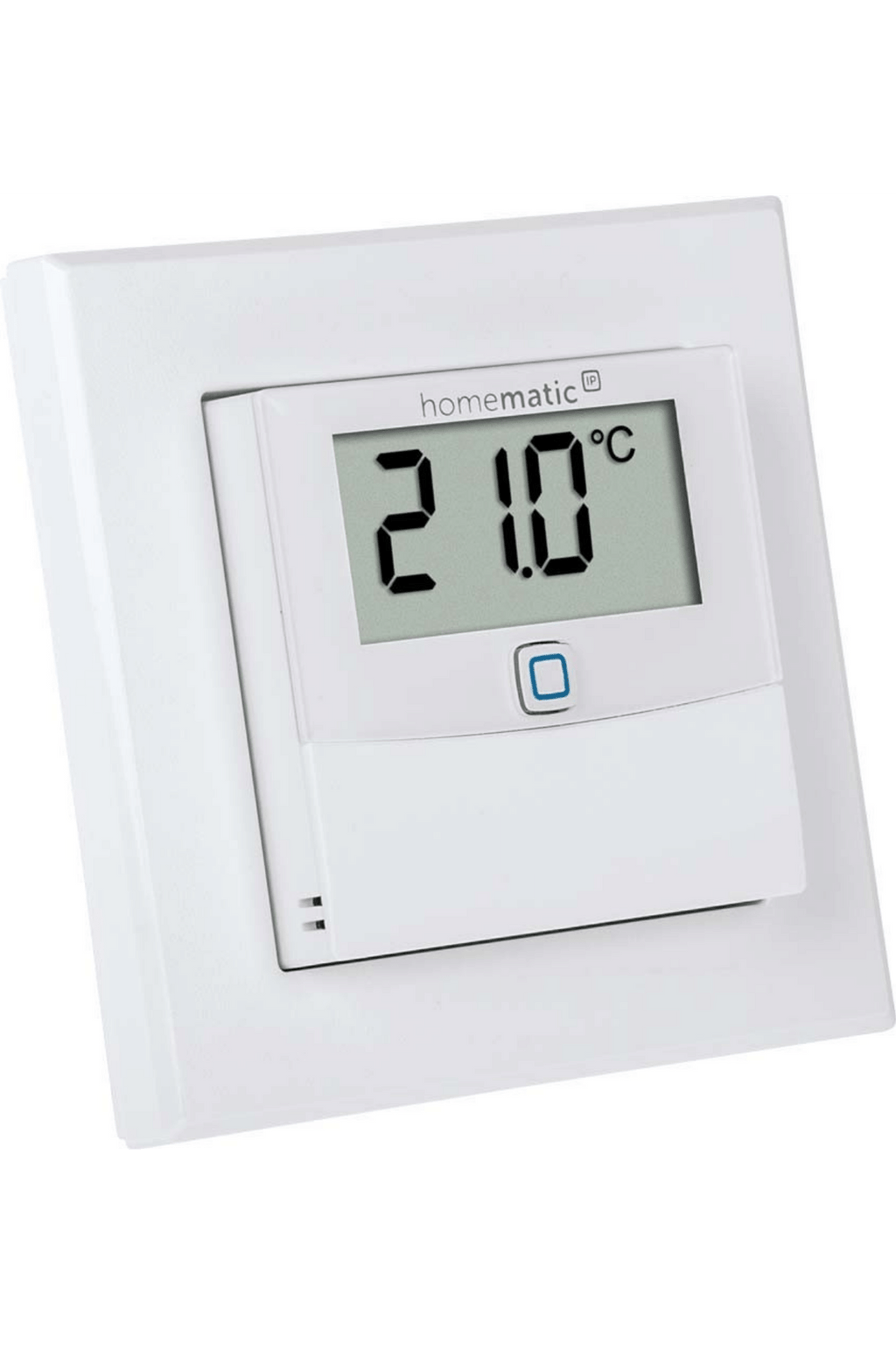 Homematic IP Wired Temperatur- und Luftfeuchtigkeitssensor mit Display – innen HmIPW-STHD