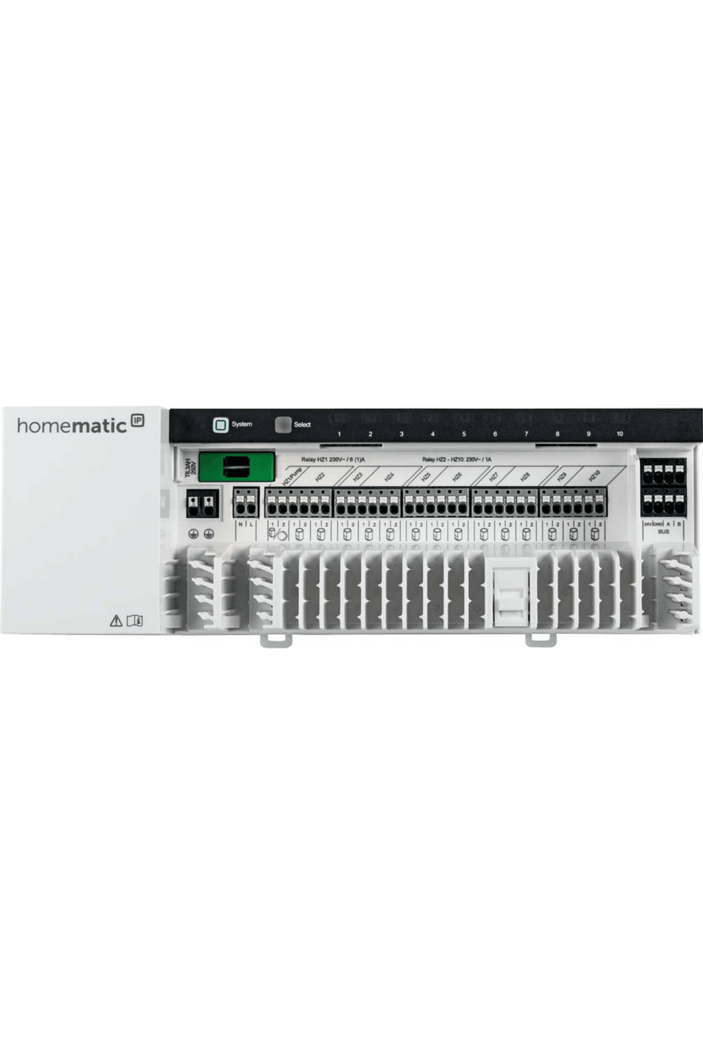 Homematic IP Wired Fußbodenheizungsaktor – 10-fach 230 V - 10-fach HmIPW-FAL230-C10