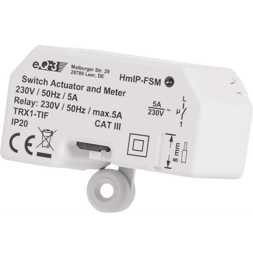 Homematic IP Schalt-Mess-Aktor Unterputz HmIP-FSM