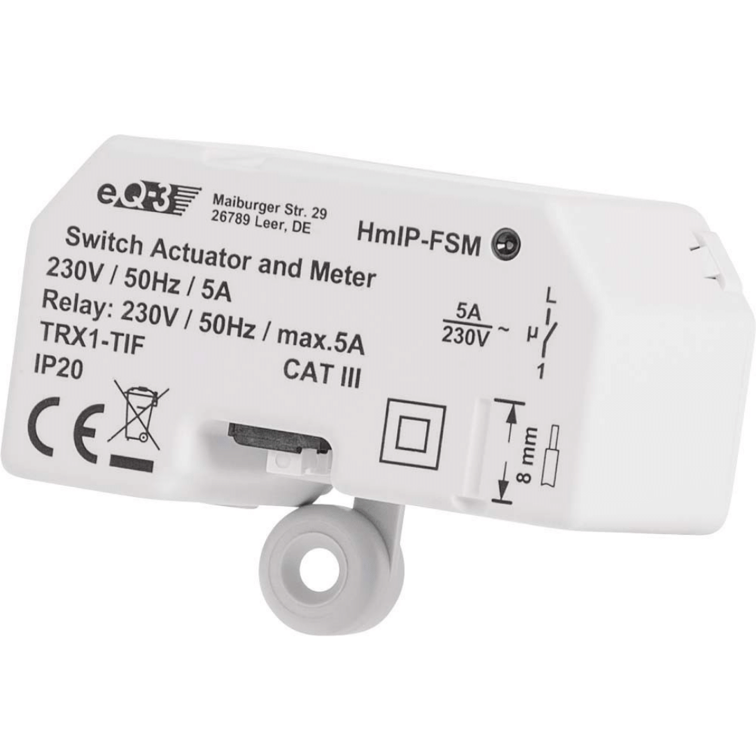 Homematic IP Schalt-Mess-Aktor Unterputz HmIP-FSM