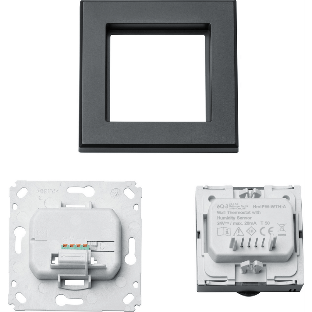 Homematic IP Wandthermostat Luftfeucht- sensor, anthrazit HmIPW-WTH-A