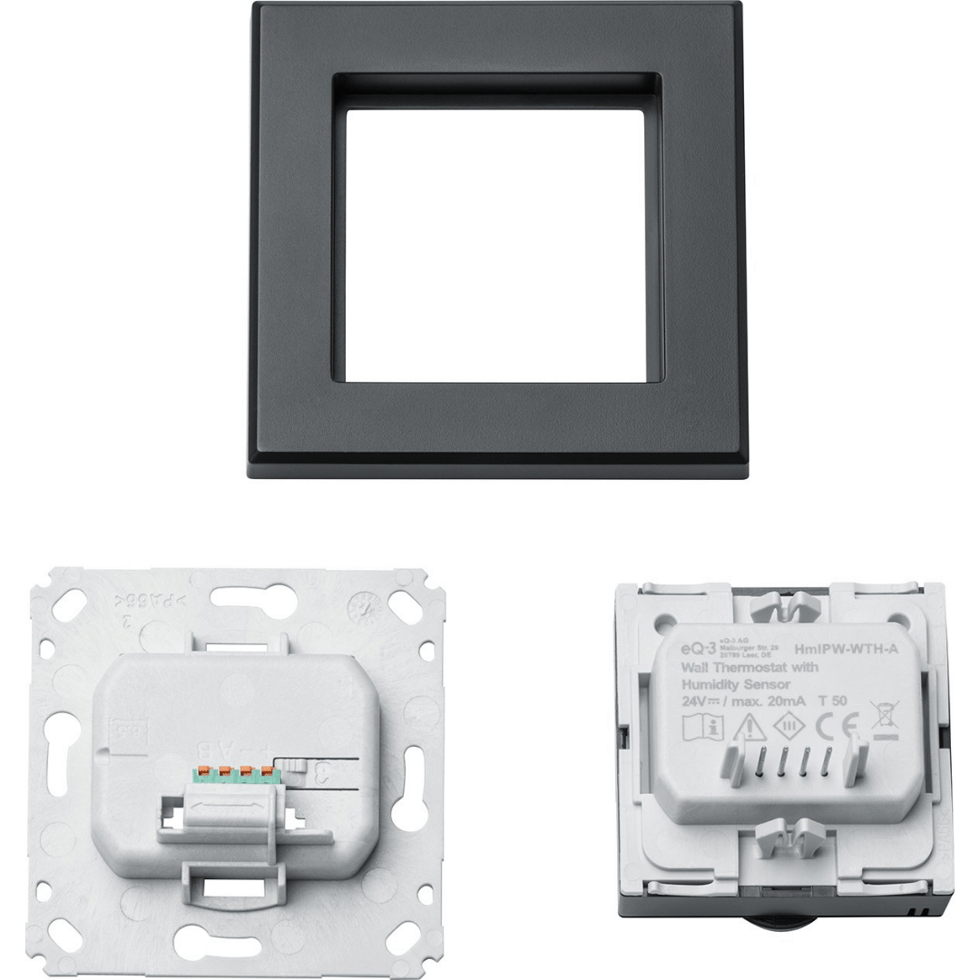 Homematic IP Wandthermostat Luftfeucht- sensor, anthrazit HmIPW-WTH-A
