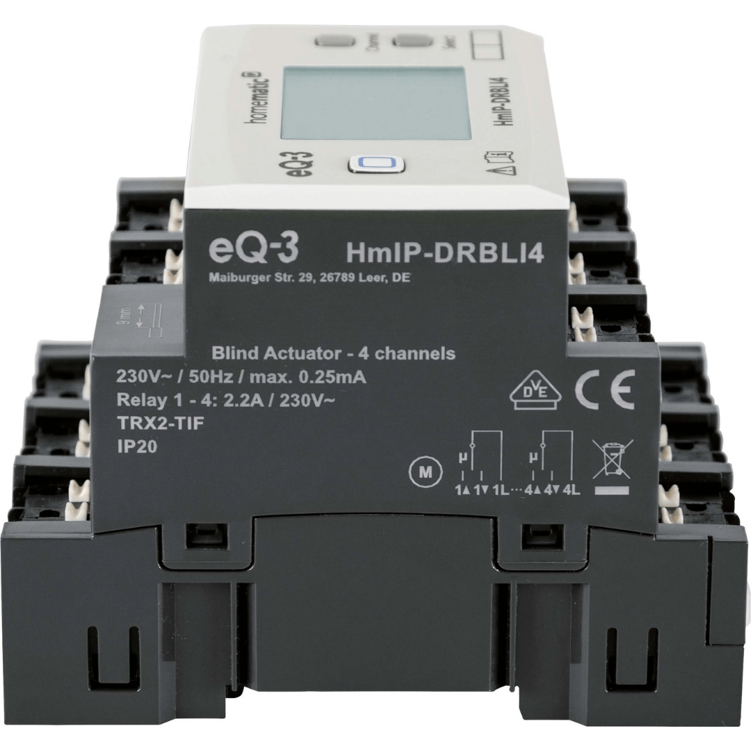Jalousieaktor für Hutschienenmontage – 4-fach HmIP-DRBLI4
