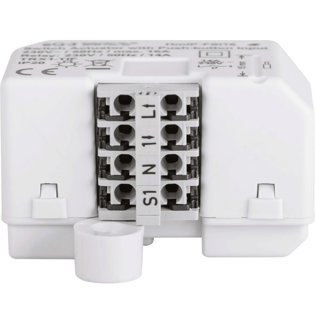 Homematic IP Schaltaktor mit Tastereingang (16 A) – Unterputz HmIP-FSI16