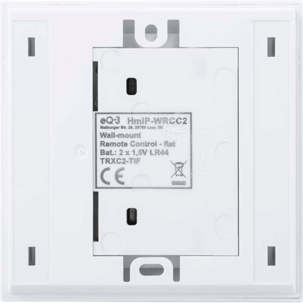 Homematic IP Wandtaster – flach HmIP-WRCC2