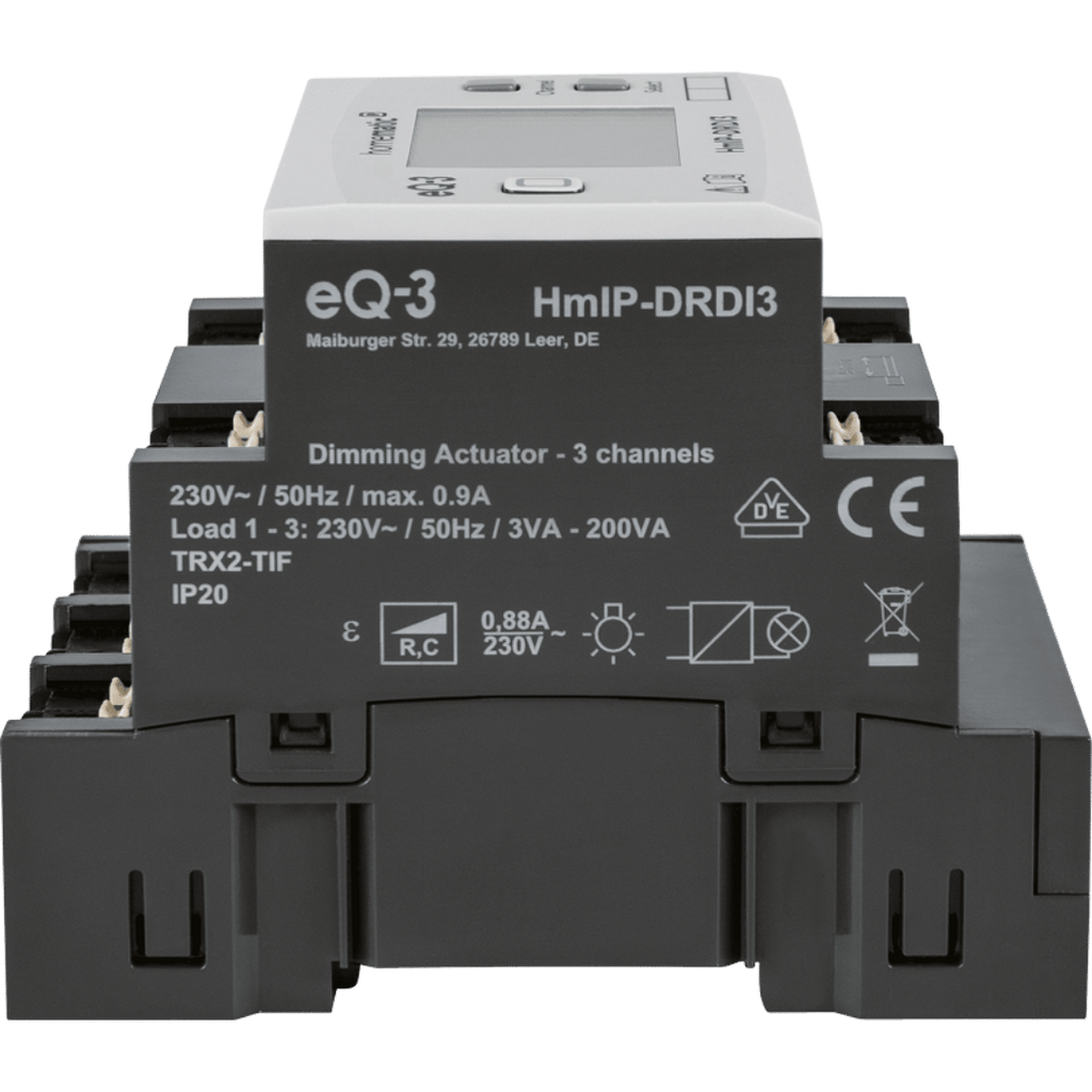 Homematic IP Dimmaktor für Hutschienenmontage –3fach HmIP-DRDI3