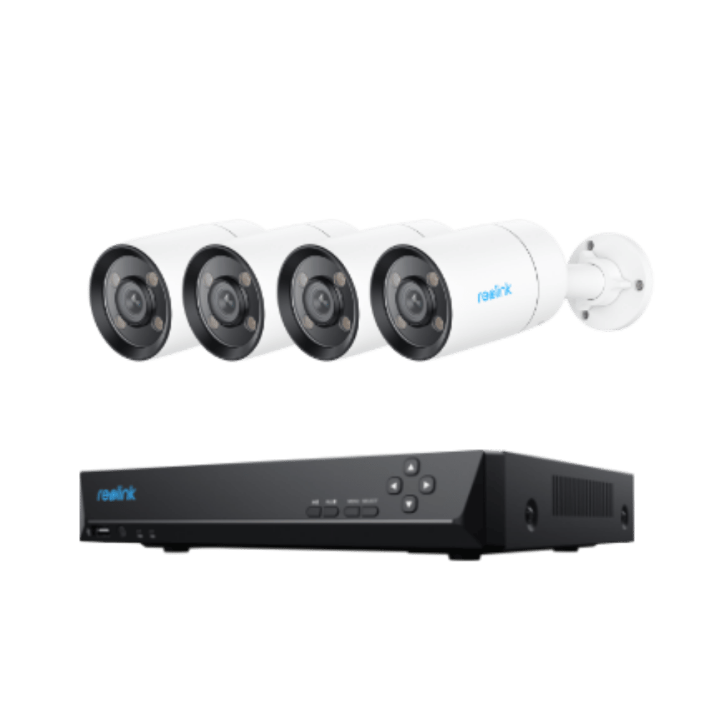 ReoLink RLK8-CX410B4 2K PoE 8-Kanal ColorX Überwachungssystem mit echter Vollfarb-Nachtsicht
