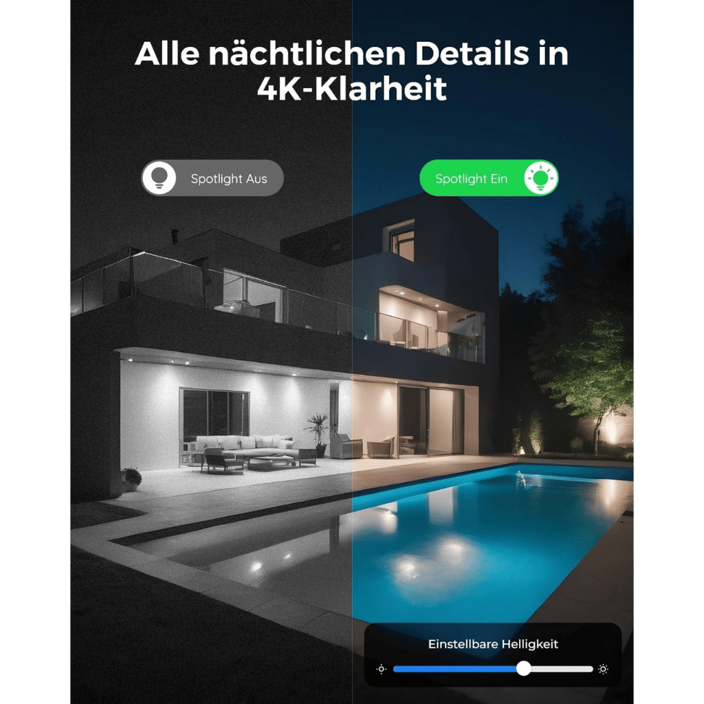 ReoLink RLC-823S1 4K 360° Auto-Tracking PoE-Kamera mit 5X optischem Zoom