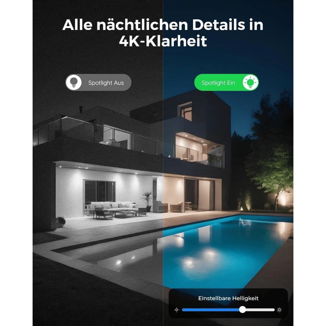 ReoLink RLC-823S1 4K 360° Auto-Tracking PoE-Kamera mit 5X optischem Zoom