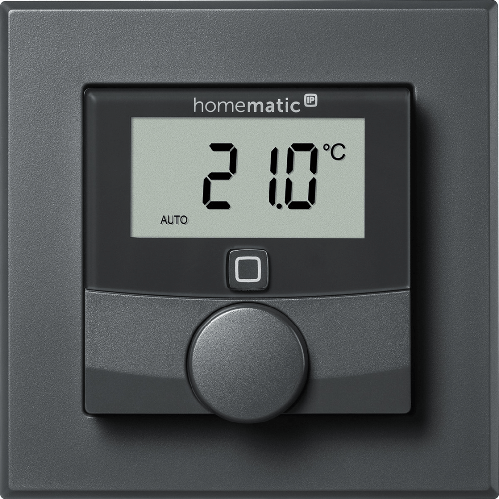 Homematic IP Wandthermostat Luftfeucht- sensor, anthrazit HmIPW-WTH-A
