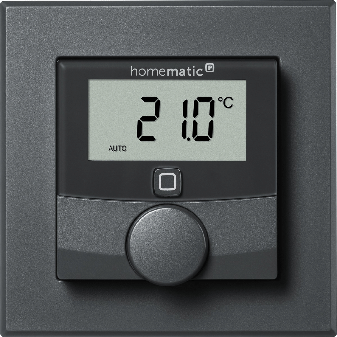 Homematic IP Wandthermostat Luftfeucht- sensor, anthrazit HmIPW-WTH-A