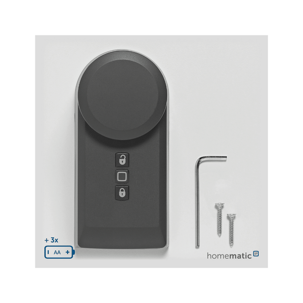 Homematic IP Türschlossantrieb anthrazit HmIP-DLD-A