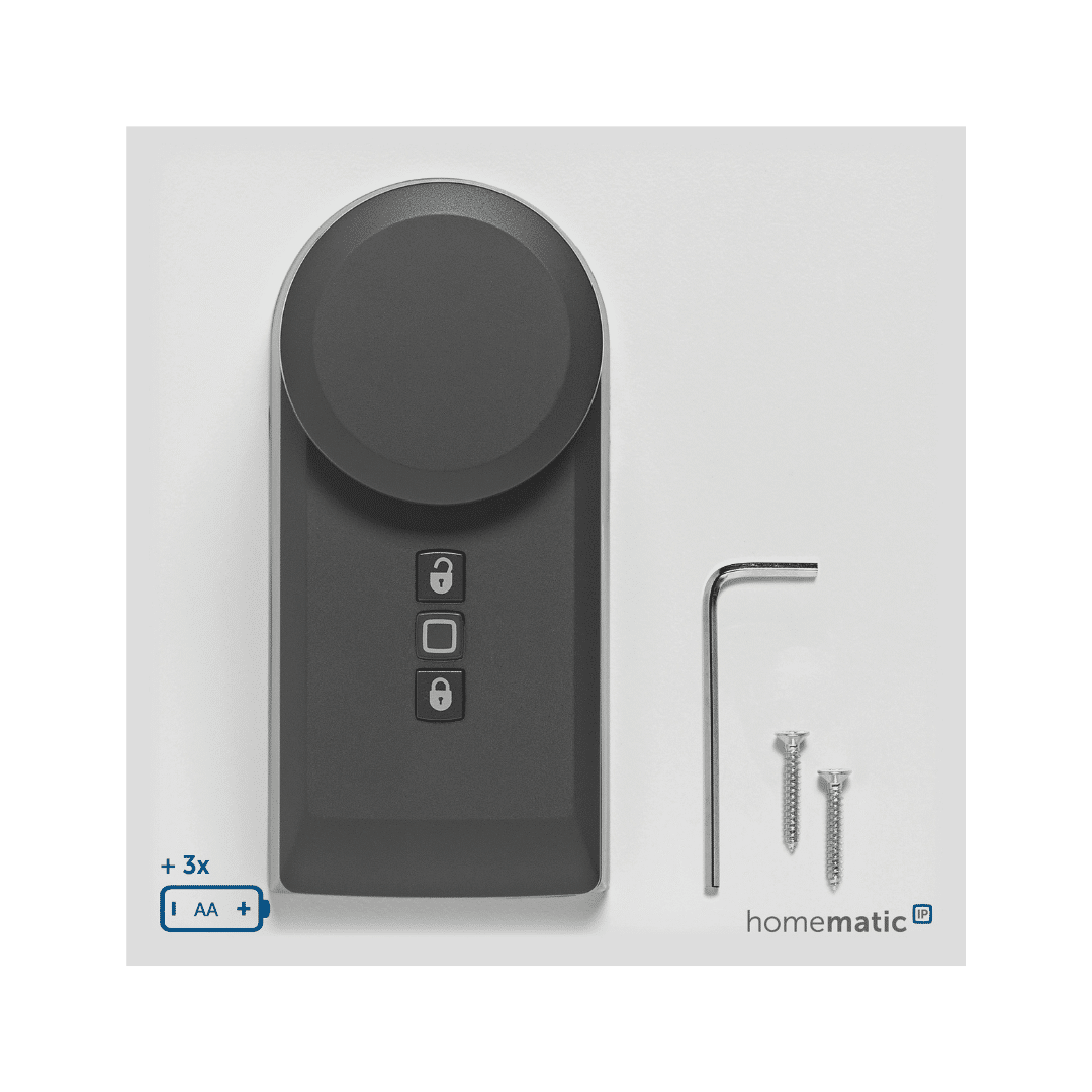 Homematic IP Türschlossantrieb anthrazit HmIP-DLD-A