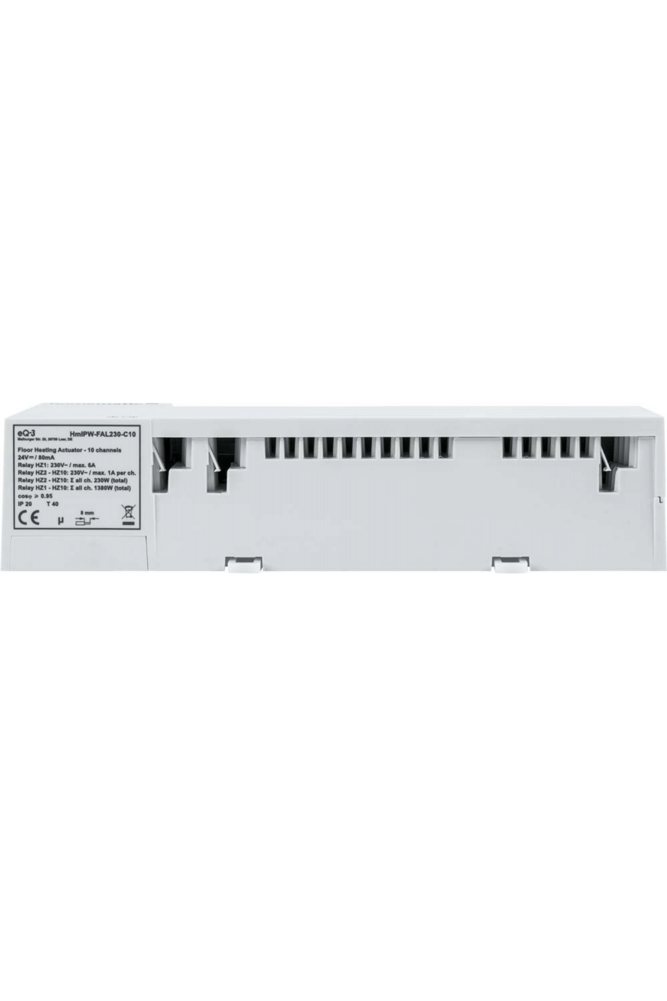 Homematic IP Wired Fußbodenheizungsaktor – 10-fach 230 V - 10-fach HmIPW-FAL230-C10