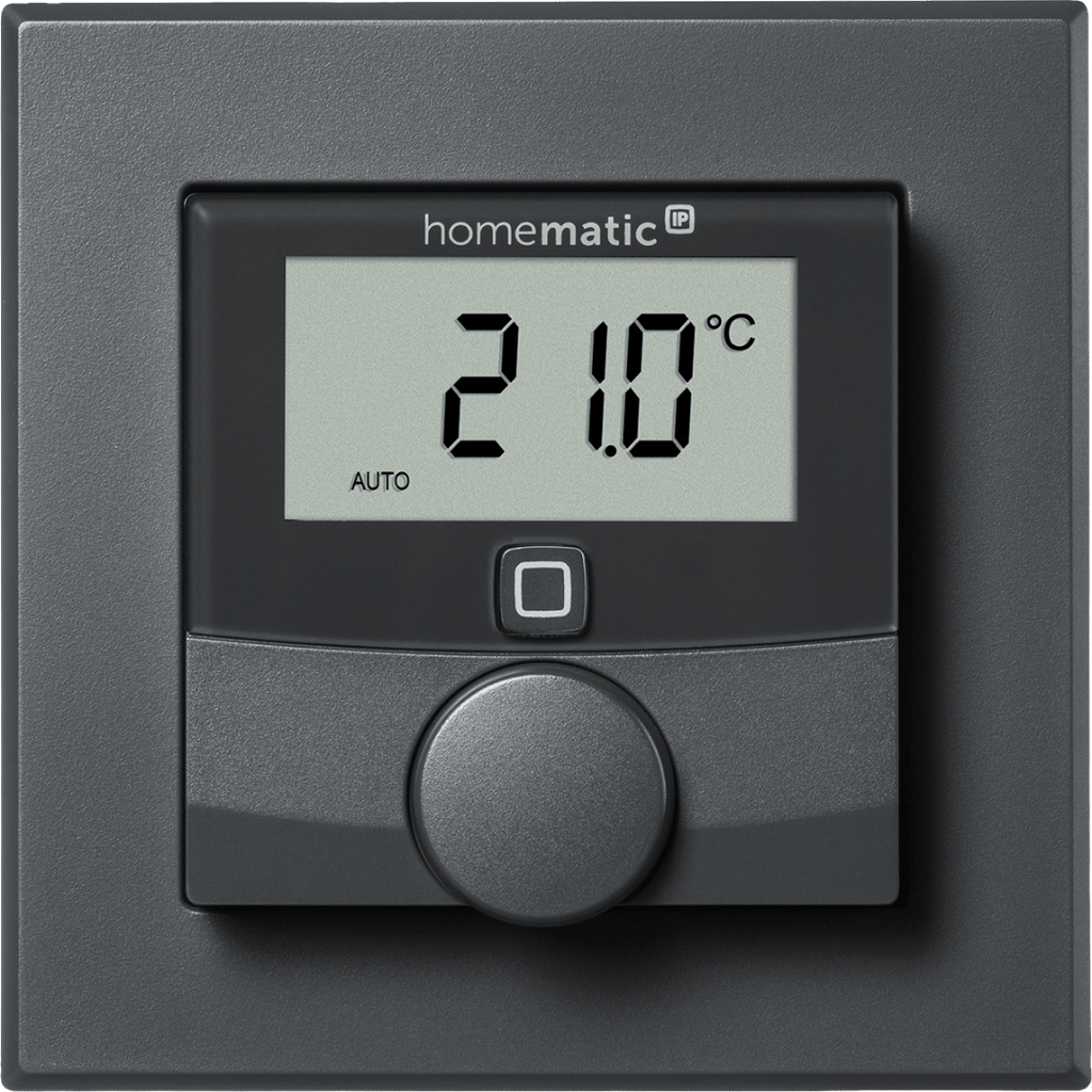 Homematic IP Wandthermost Schaltausgang Markensch. anthrazit HmIP-BWTH-A