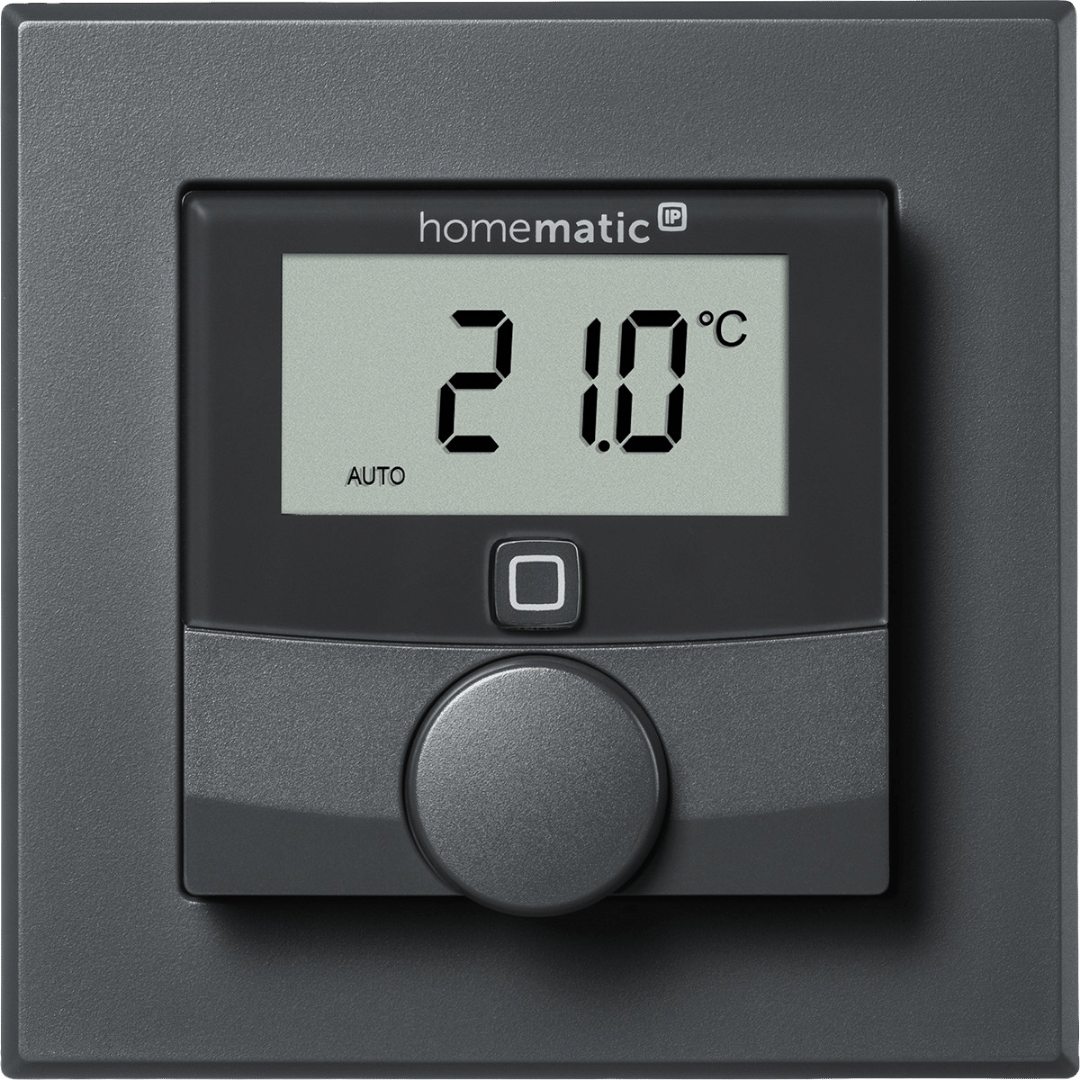 Homematic IP Wandthermost Schaltausgang Markensch. anthrazit HmIP-BWTH-A