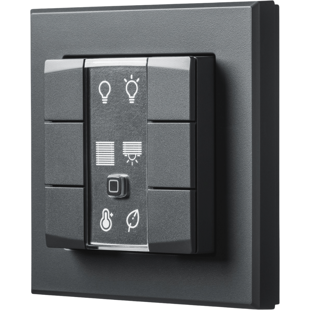 Homematic IP HmIP Wandtaster - 6-fach anthrazit HmIP-WRC6-A