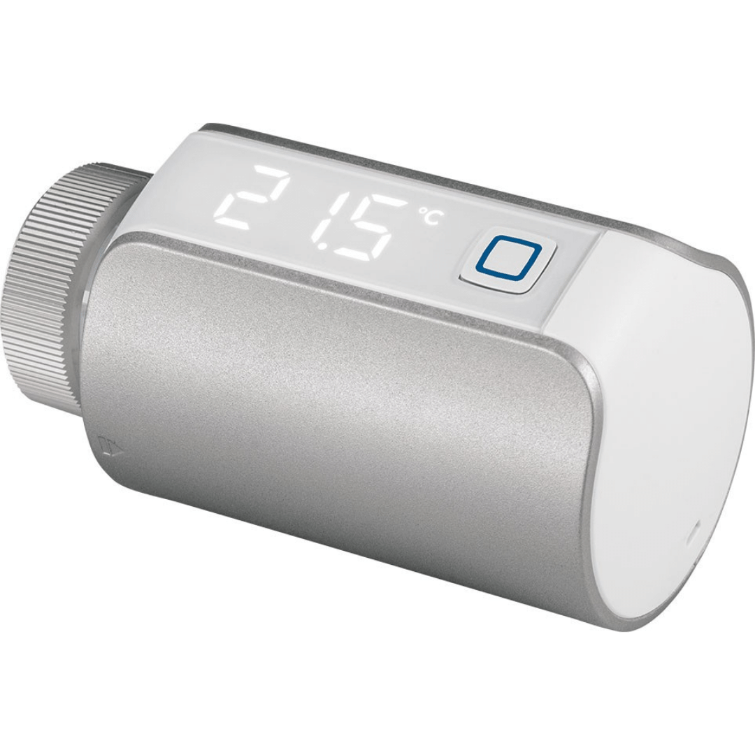 Homematic IP Heizkörperthermostat – Evo, silber HmIP-eTRV-E-S