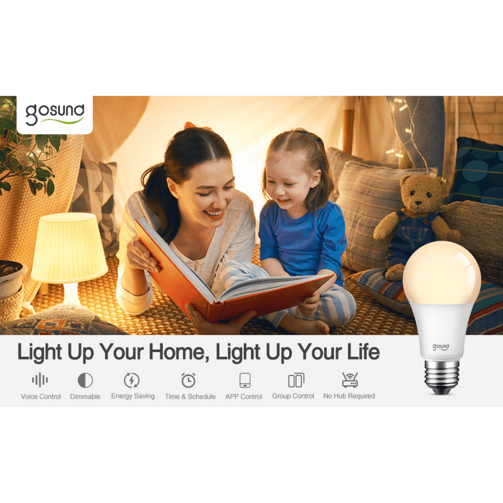Gosund Smart LED-Glühbirne LB1 2er Pack