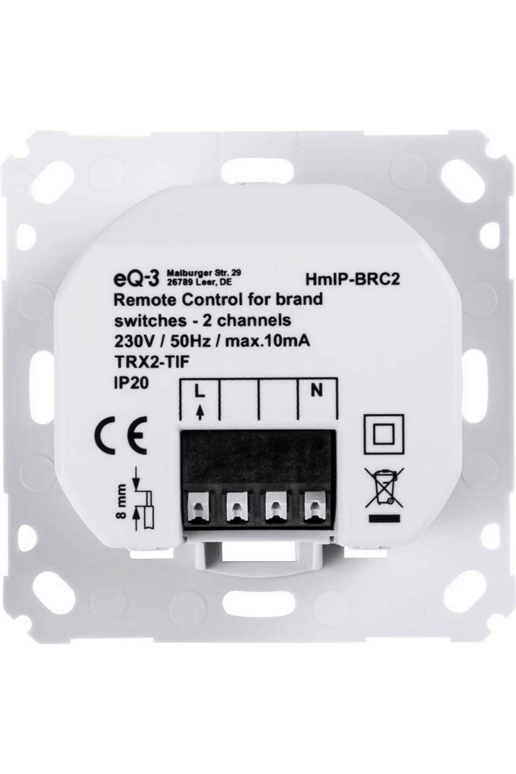 Homematic IP Tasterwippe für Markenschalter – universal - Universal HmIP-BRU